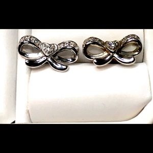 Little Bows With CZ accents